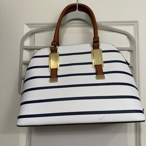 SOLD Aldo Navy/White/Red Purse